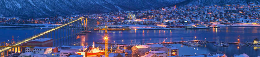 Tromsø i vinterdrakt